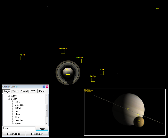 Saturn and Titan